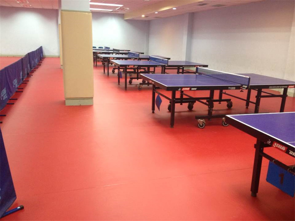 乒乓球场PVC运动地板